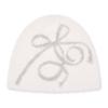 KIRSH Ribbon Cherry Mohair Beanie [White]