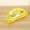 Waterproof Lemon Makeup Case Portable Make Up Organizer Simple Lemon Cosmetic Bag  Bathroom
