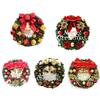 Wreath Christmas Merry Garland Xmas Front Door Wall Decoration Ornament Bell
