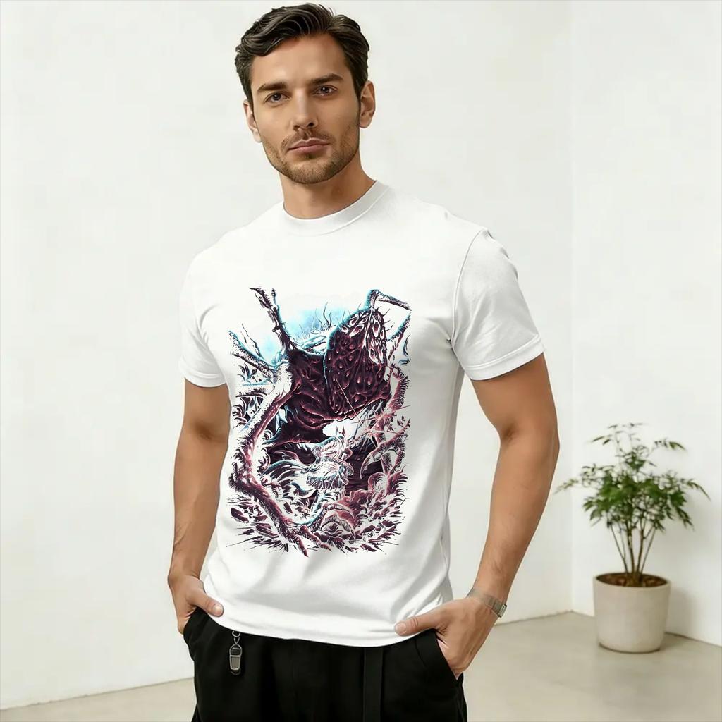 Unisex TShirt Monsters Hunters Palico Wilds Fun 100 Cotton Tees Short Sleeve T Shirt O Neck Clothes Gift Idea