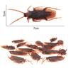 5/10/20/50PCS Simulate Cockroach 7*2cm Decorative Bug Halloween Prank Cockroachs Prop Party Haunted House DIY Decoration Toy ZYF