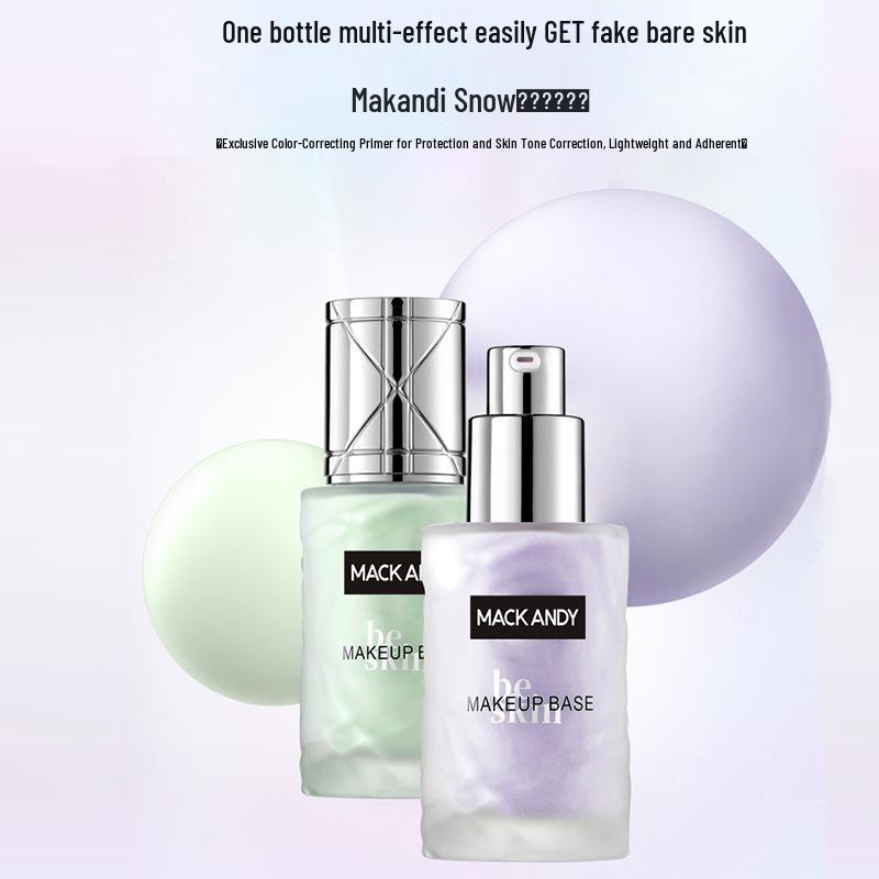 Mark Andy Snow Dew Primer: Hydrating Makeup Base, Pore Concealer, Brightening Moisturizer