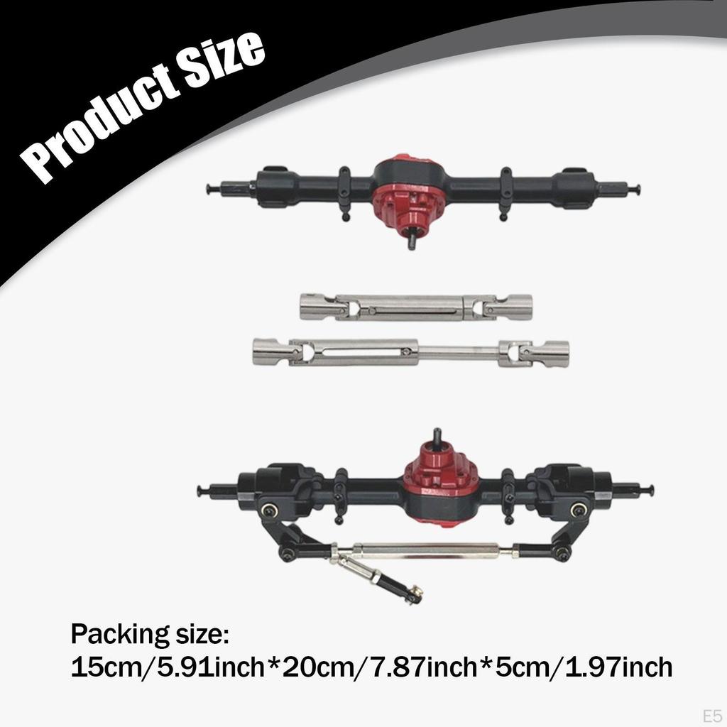 Metal Front and Rear Axles 1/12 RC Car Upgrade Accessories DIY Modified Replacement Adjustable Drive