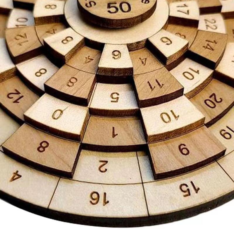 Творческий проигрыватель Huarong Road Number Деревянные интеллектуальные головоломки — фото 4