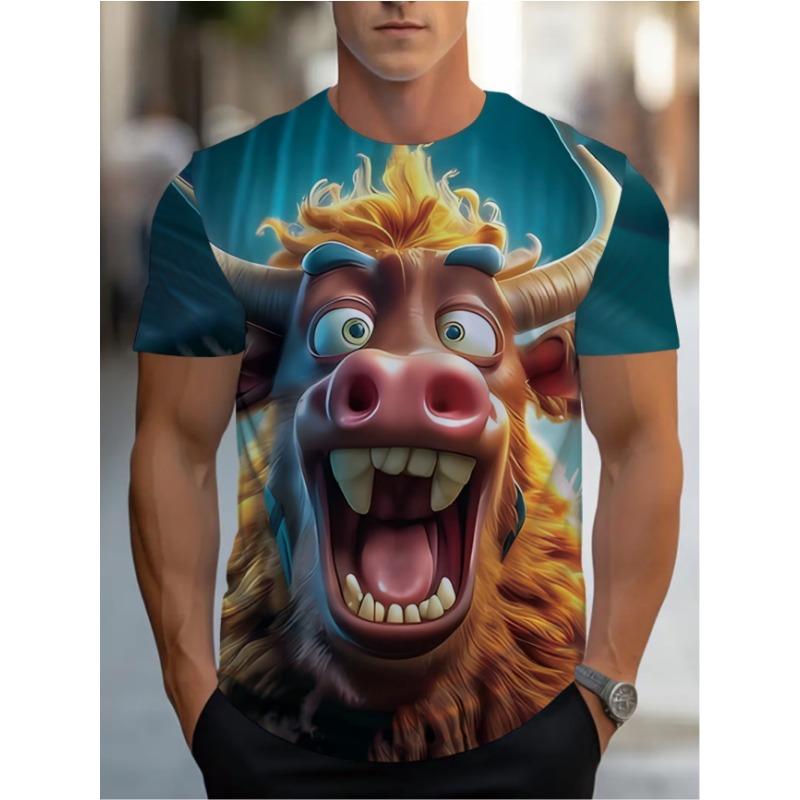 Funny Beer Tee T-shirt Men Creepy Zombie Beer Can Print Short Sleeve Man