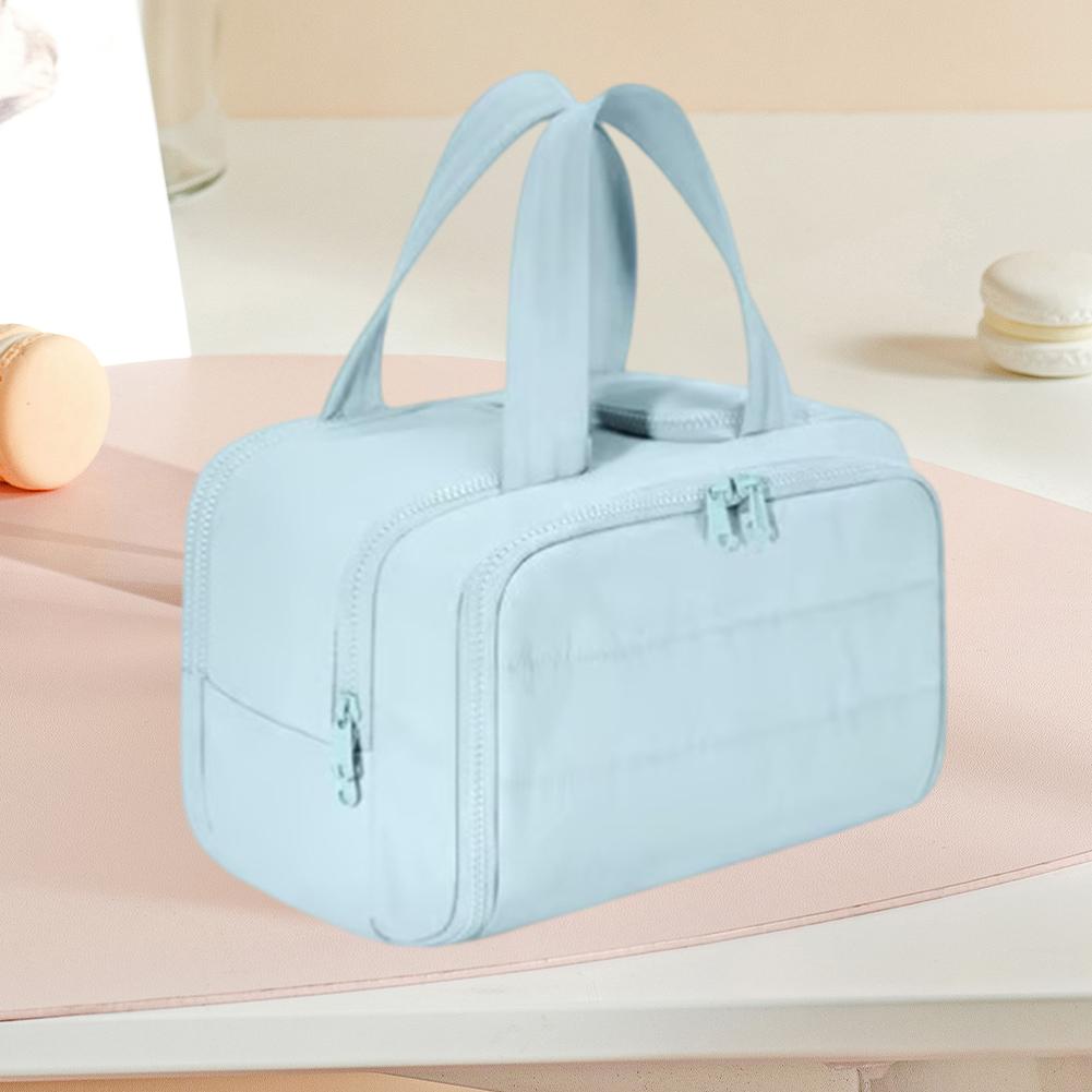 Cosmetic Bags with Large Opening Waterproof Portable Pouch Travel Toiletry Bag for Women Accessories Essentials Toiletries