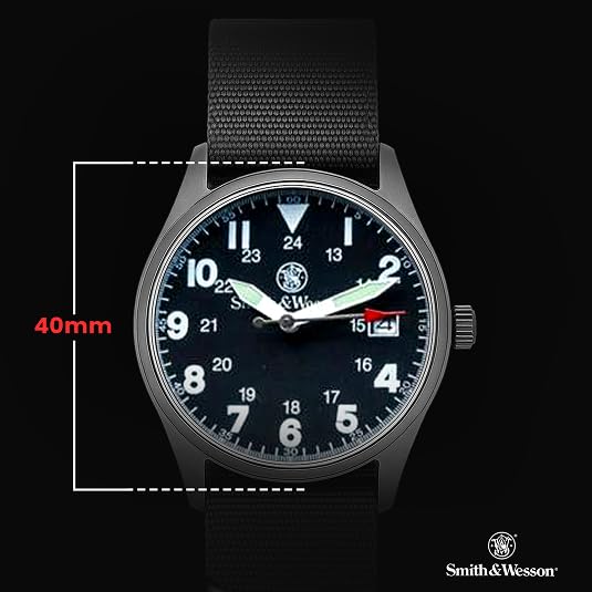 [Smith & Wesson] Smith & Wesson Military Watch SWW-1464-BLK Men's [Parallel Import]