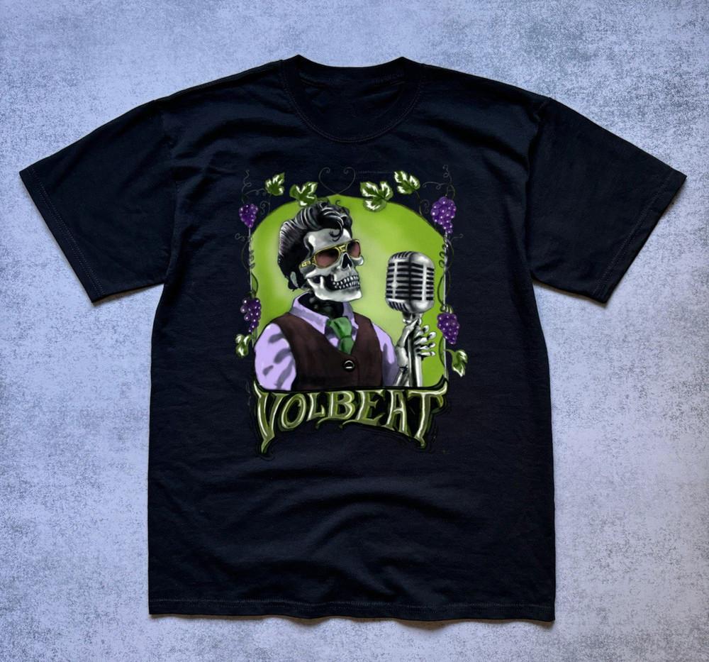 Vintage Volbeat Band Music Tour T-shirt Short All Size S to 5XL IL958 Unisex T-Shirt S