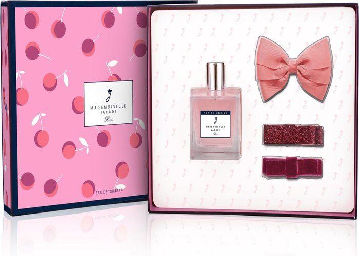 Coffret Cadeau - JACADI - Mademoiselle Petite Cerise - Eau de Toilette 100 ml - Accessoires Cheveux - Fille
