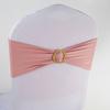 10 Pcs Chair Sashes Stretchy Chair Back Bands Chair Ties Bows with Buckle Slider for Wedding Party Hotels Banquet Decoration