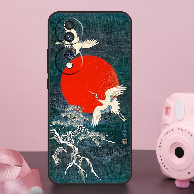 Japanese Style Art Japan Case For Honor 200 400 Pro 50 70 90 X9a X9b X9c X9d X8b X8c Win Magic 7 Lite 5 6 8 Pro Cover