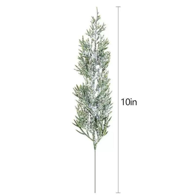 Pine Branch Plastic Green Plant Christmas Tree & Wreath Decoration