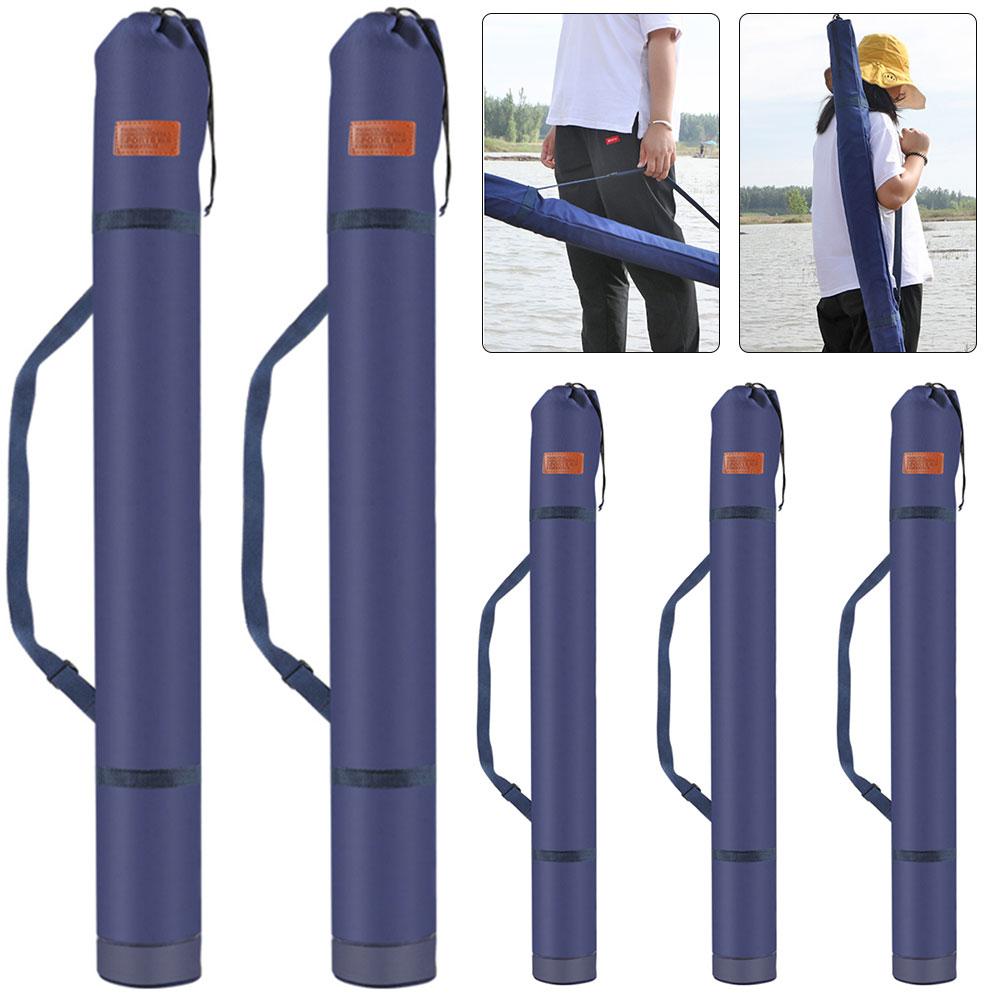 

AU 5Pcs Multifunctional Fishing Rod Bag Portable Fishing Tackle Bag (1.4m Dark B