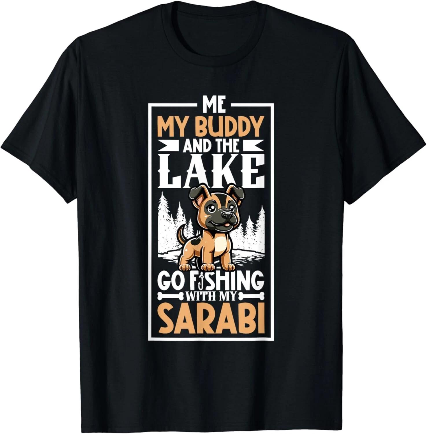 Fishing and Sarabi dog Gift Unisex T-Shirt 3XL