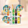 Board Game Color Matching Sensory Game Montessori Bottle Matching Game  Party Family