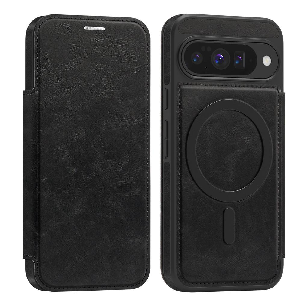 Foreign Trade Applicable PIXEL10/10PRO Mobile Phone Case Lingshield Magnetic Leather Case Google 9A Flip Card Protective Case