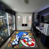 Sonic Printed Carpet, Rug for Office Chair Living Room Bedroom Kitchen Room Decor Gifts.