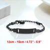 Vnox Mom Daughter Anti Allergy Stainless Steel Baby Bracelets Personalize Name Birth Date Bar Custom Girls Boys Baptism Gifts