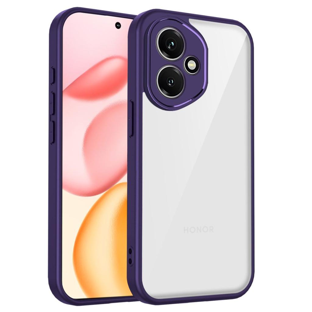 Clear Soft Frame Phone Case for Honor 400 Pro X8C X9B X6C X7C X9C X60 Pro Magic 6 Lite Shockproof Cover Hard Acrylic Back Shell