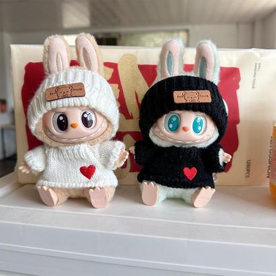 17cm lėlių drabužiai Madingi drabužiai Hoodies Lėlių drabužiai Spalvų derinimas Hoodies Lėlių aksesuarai Mielas papuošimas Maži drabužėliai
