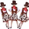 Western Cowboy Halloween Kostüm für Herren und Damen für Erwachsene Bühnen- und Maskerade-Veranstaltungen