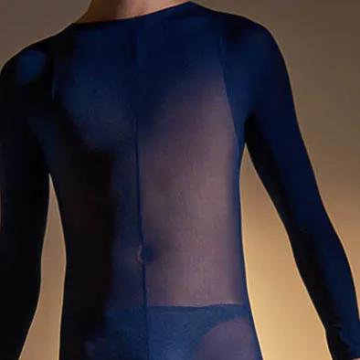 Unisex 120D Nylon Separate Fingers Bodystocking Penis Sheath Close Open Crotch Bodysuit Tights Sexy Leotard Conjoined Lingerie