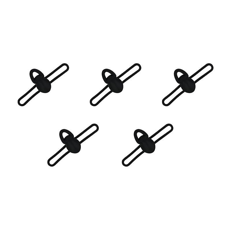 5Pcs Lure Hook Keeper High Elastic Silicone Bait Hook Holder Mini Lure Holder Jig Hooks Safe Keeping For Fishing Rod