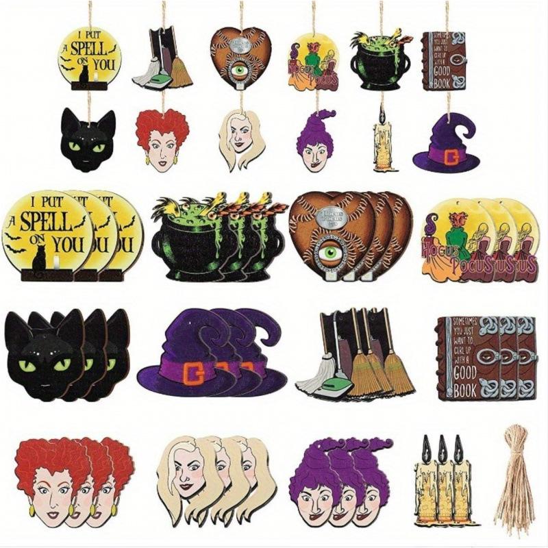 36-Piece Handmade Walnut Cracker Christmas Ornament Set - Ideal for Holiday Gifts & Tree Decoration