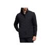 Adidas Outdoor Quilted Lightweight Solid Color Stand Collar Sports Anti-Freeze Zipper Down Jacket Men Jacket Black H50986