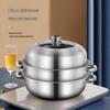 Wutuo Stainless Steel Double-Layer Steamer Pot
