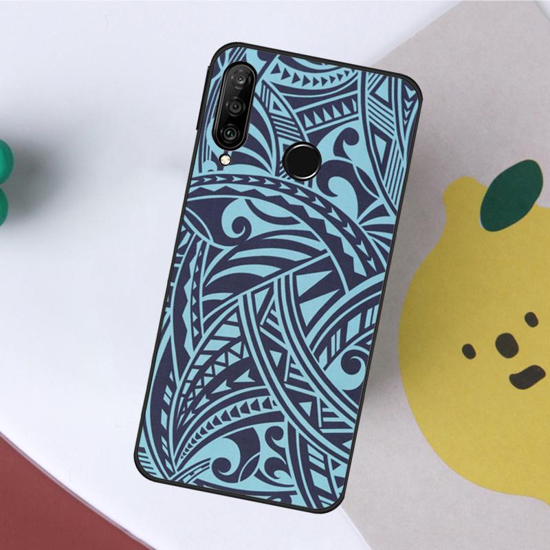Maori Tribal Samoan Polynesian Print For Huawei Nova 7i 8i 11i 12i 12s Y73 Y70 Y90 Y60 Y72 Y61 Y91 9 10 SE P40 Lite P30 Pro Case