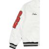 Palace Satin Varsity Jacket White Men Outerwear P23JK024