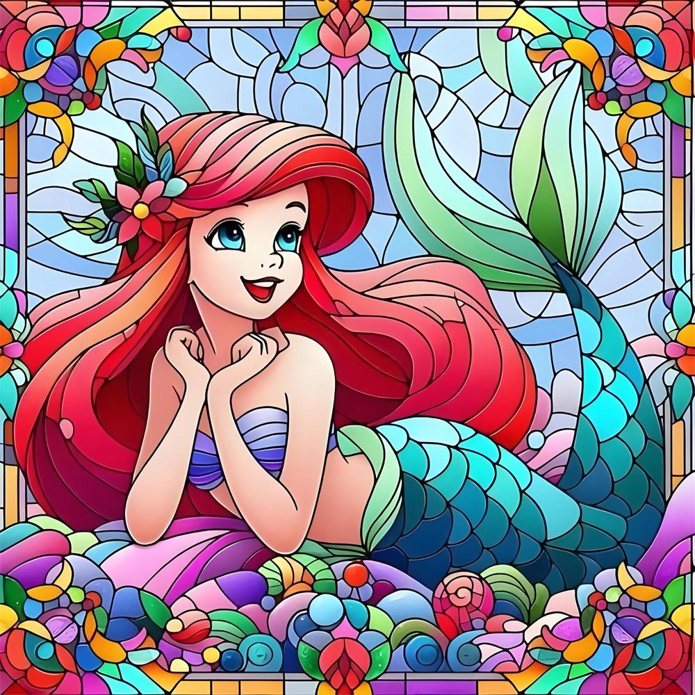Disney 5D Diamond Painting Princesses Cross Stitch Mosaic Kit Home Decor Wall Sticker DIY Handmade Gift