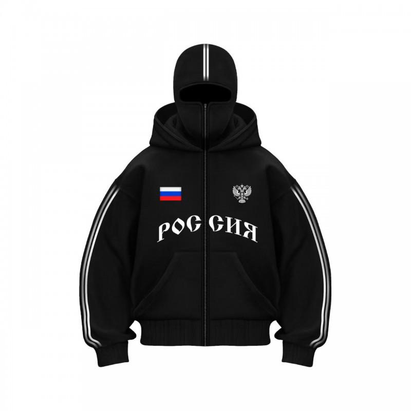 Oversized Hooded Sweatshirt With Bold Graphic Print Streetwear Womens Loose Fit Long Sleeve Top