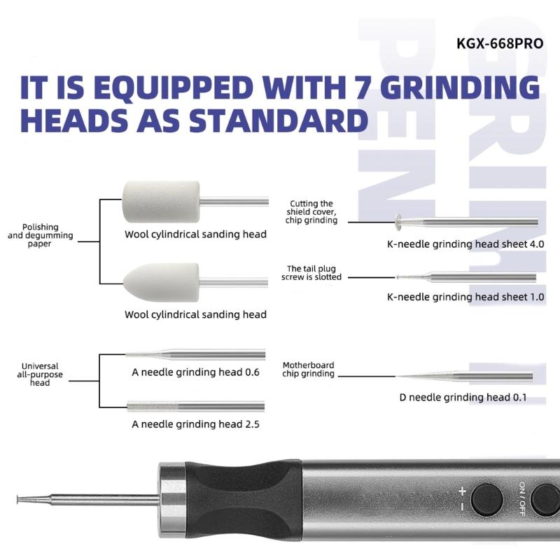 Engraving Pen Mini Grinder Machine Mini Wireless Drill Rotating Tool Variable Speed For Electronics Maintenance