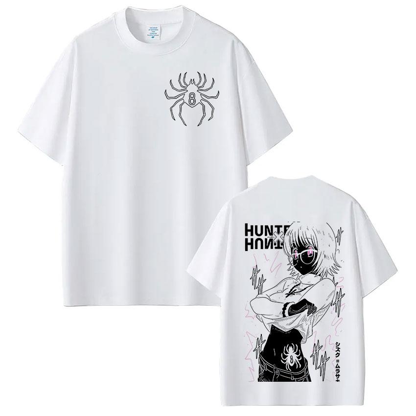 Anime Hunter X Hunter Spider Phantom Troupe Shizuku T Shirt Men Women Clothing Fashion Harajuku Oversized Casual Cotton T-shirts4