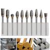 10pcs Rotation Router Bit Routing Grinding Head Engraving Milling Cutter Drilling ToolSingle Grain