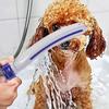 With Flex Hose Dog Shower Head Quick Connector Plastic Dog Washing Sprayer Adjustable Pet Bathing Sprayer