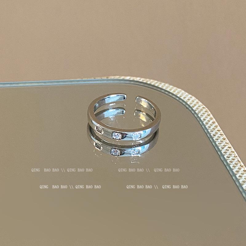 Korean-Style Niche Design Women's Adjustable Index Finger Ring: Chic, Versatile, and High-End for a Cold, Distinctive Look