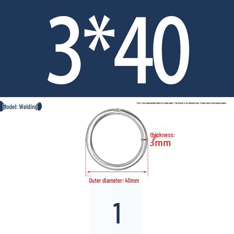 304 Stainless Steel Seamless O-Ring for Lifting and Hammock Yoga Connection