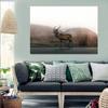 Giant Deer Oil Painting Animal Poster Giant Deer Landscape Painting Home Decoration Wall Decoration