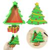 Christmas Tree Diamond Painting Drill Plate with Lid Plastic Bead Rhinestone Diamond Sorting Tray for 5D Diamond Painting Bead