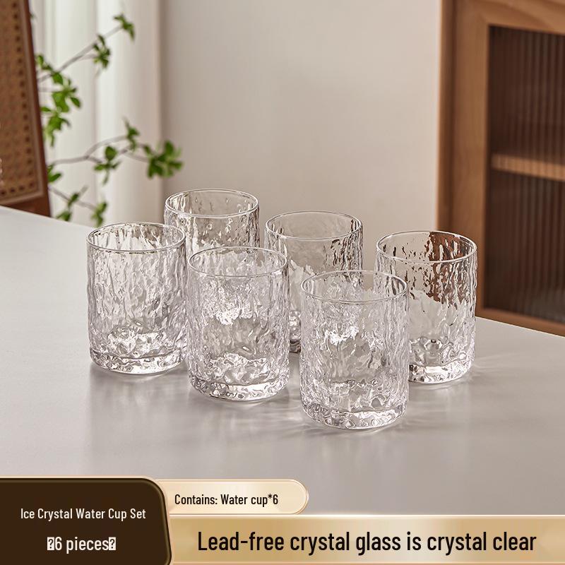 Premium High-Temperature Resistant Glass Tea and Water Cup Set for Guest Reception