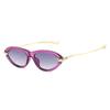Retro Cat Eye Women'S Sunscreen Sunglasses Metal Pc Versatile Rope Knot Street Outdoor Photo Sunglasses