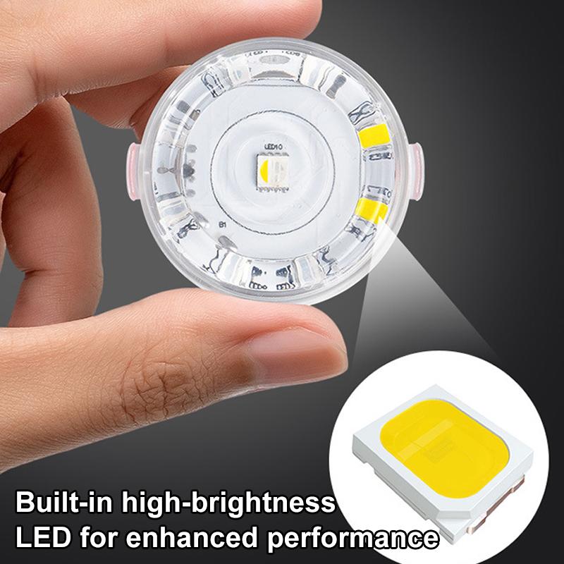 Solar-Powered Anti-Chase Rear Tail Light Waterproof Anti-Collision Warning Lights Wireless LED Strobe Lamp for Car Motorcycle