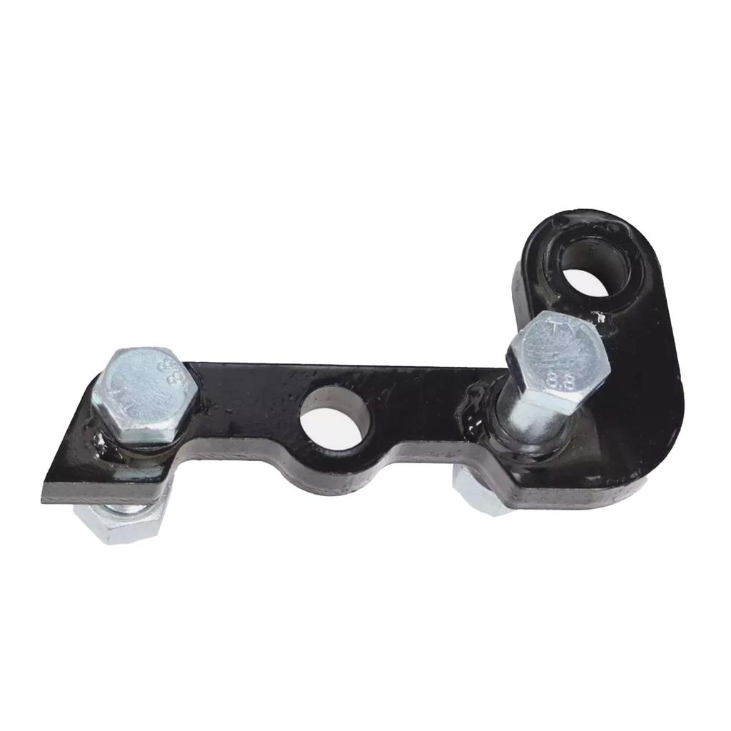 Excavator L Shaped Bracket Replacement for Excavator 3 Hole Hydraulic Thumb Clip Bracket with 3 Pull Pins