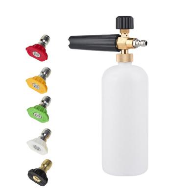 Olla de espuma para lavado de coches de inserción rápida boquilla de 5 colores