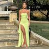 Hot-selling New Tube Top Dress, Sexy Side Split Irregular Hip Wrap Skirt In European and American Summer