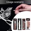 2/3/4x Highlight-Stift Zeichenkohle-Stifte Weiße Skizzenstifte Highlight-Stift zum Skizzieren Zeichnen und Schattieren