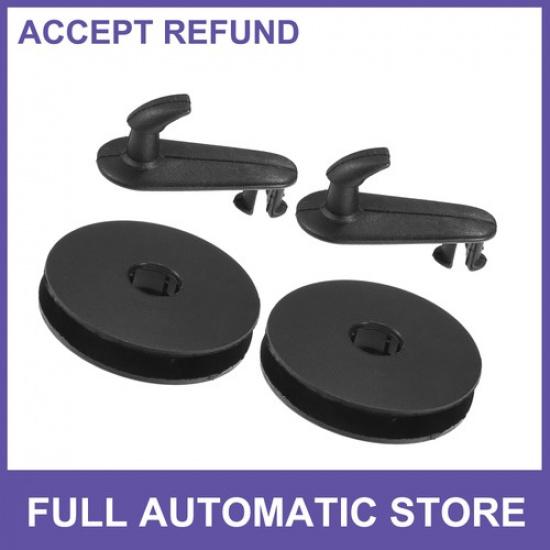 2 Set Car Holder Retainer for Toyota Plastic Black Floor Mat Fixing Clips